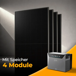 2000 Watt Balcony Power Plant with Storage Anker SOLIX 4 Pro - Set