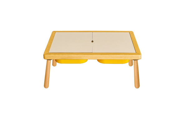 Gyermekasztal Mini Table - Yellow-VASBÚTOR
