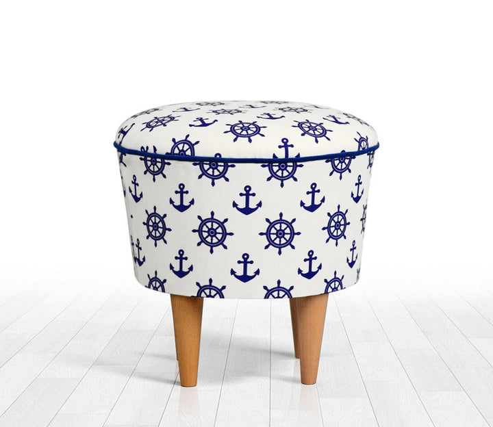 Puha Puff Cunda - Blue, White-VASBÚTOR