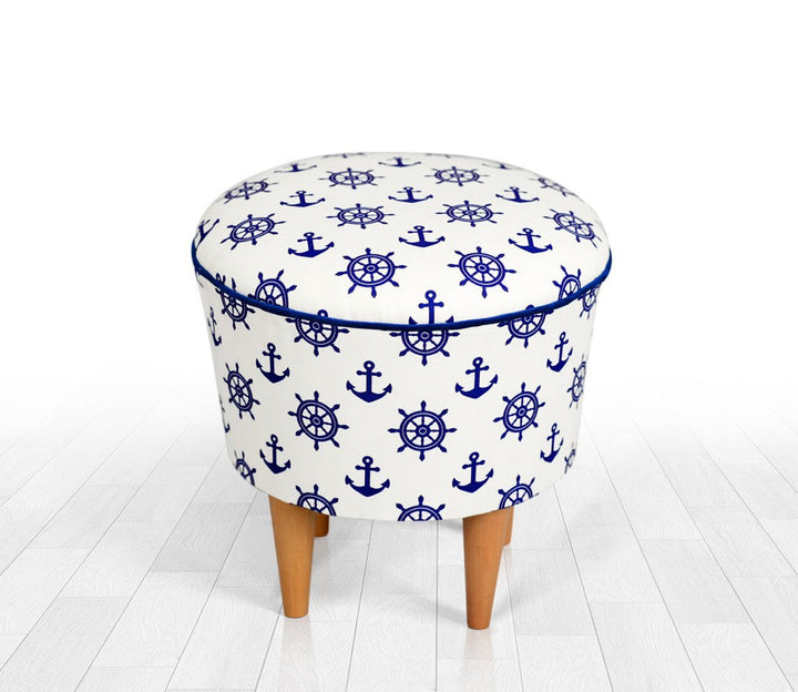 Puha Puff Cunda - Blue, White-VASBÚTOR