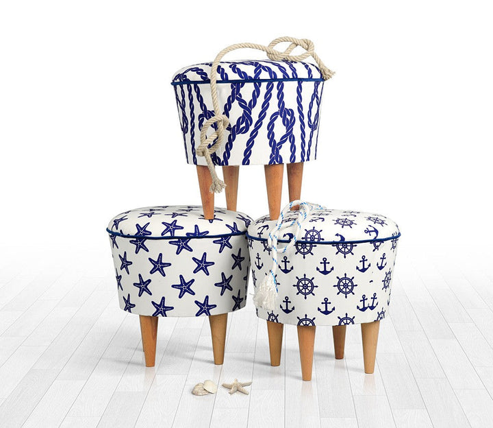 Puha Puff Cunda v2 - Blue, White-VASBÚTOR