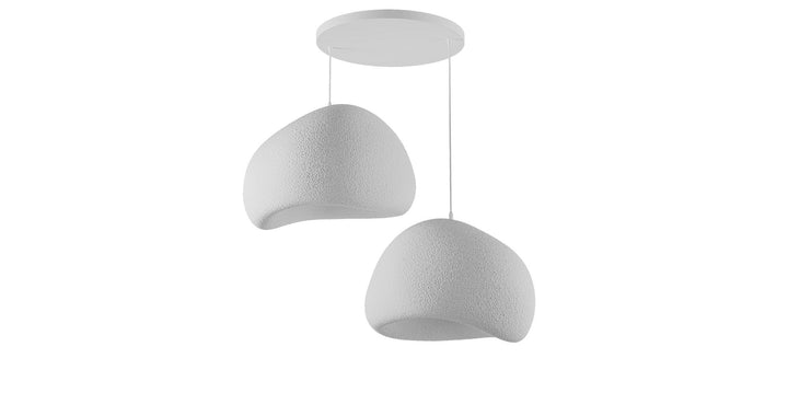 Függőlámpa - Wabi Sabi Barecasts - Fehér-VASBÚTOR