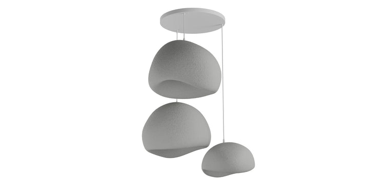 Függőlámpa - Wabi Sabi Ashveils - Betonszürke-VASBÚTOR