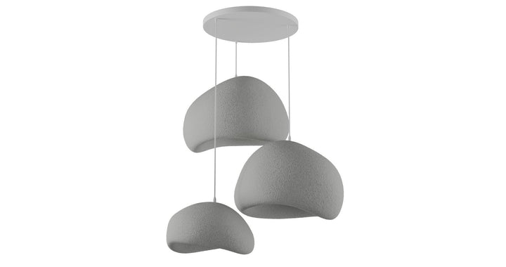 Függőlámpa - Wabi Sabi Ashveils - Betonszürke-VASBÚTOR