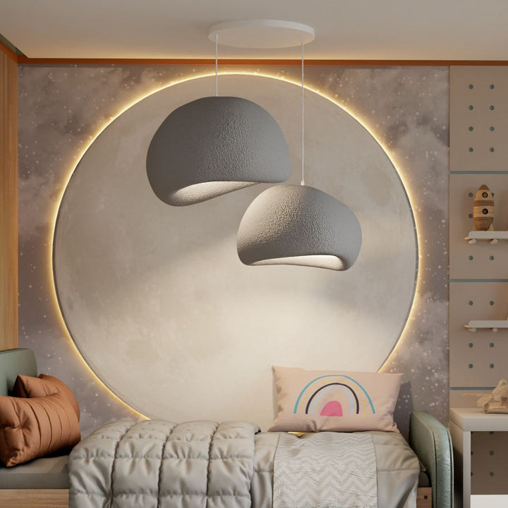 Függőlámpa - Wabi Sabi Chalkforms - Betonszürke-VASBÚTOR