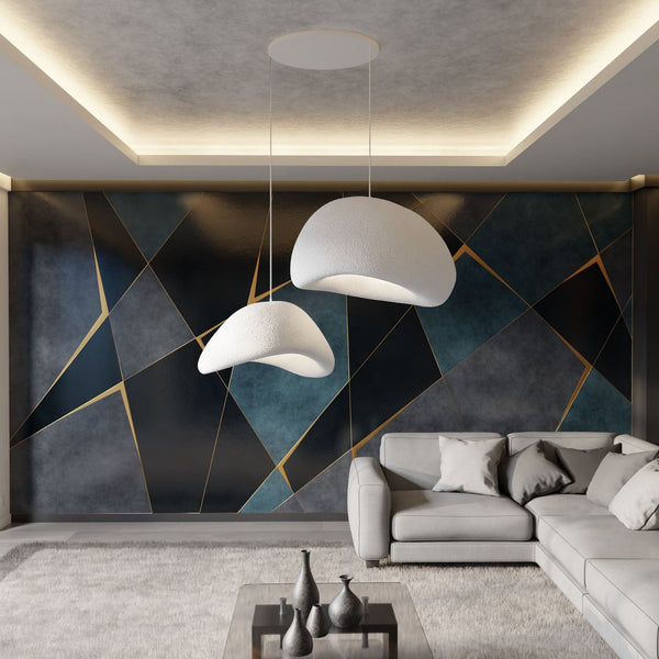 Függőlámpa - Wabi Sabi Plasterglows - Fehér-VASBÚTOR