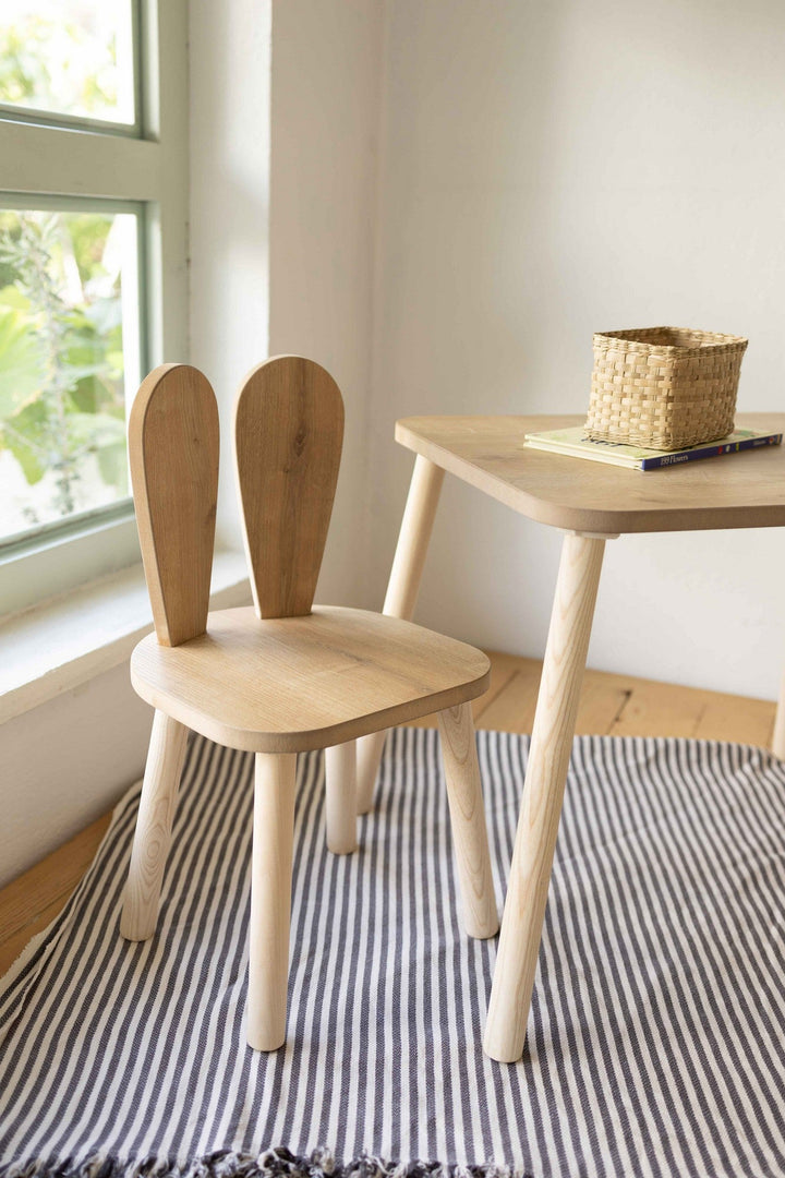 Gyerekszék Bunny Chair - Brown-VASBÚTOR