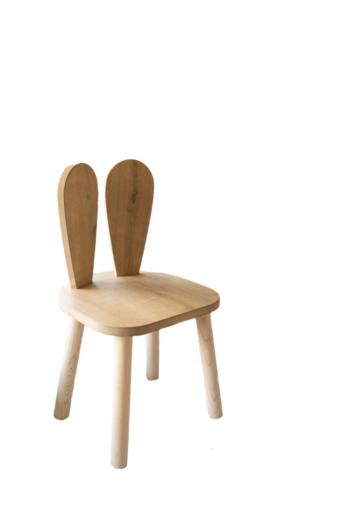 Gyerekszék Bunny Chair - Brown-VASBÚTOR
