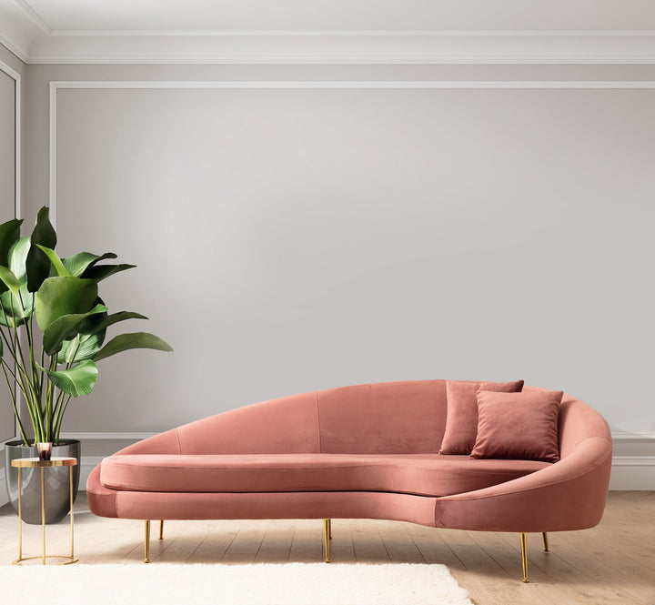 3 személyes kanapé Eses Jobbos - Pink-VASBÚTOR