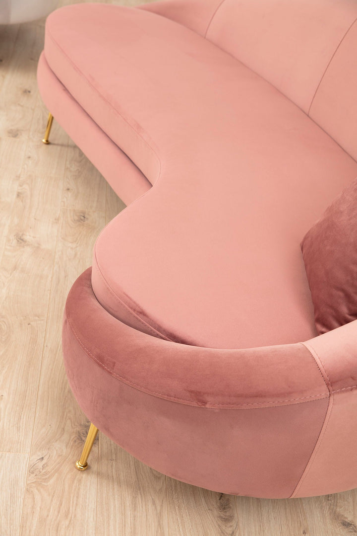 3 személyes kanapé Eses Jobbos - Pink-VASBÚTOR