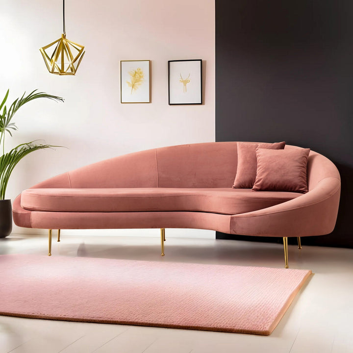 3 személyes kanapé Eses Jobbos - Pink-VASBÚTOR