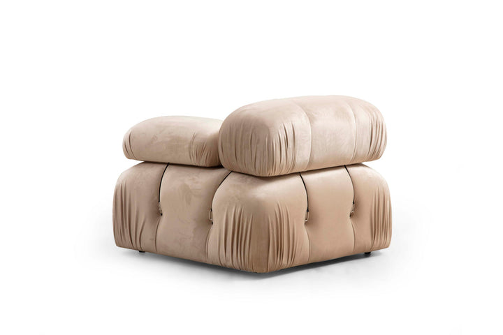 3 személyes kanapé Bubble ( L1-O1-1R) - Velvet-VASBÚTOR