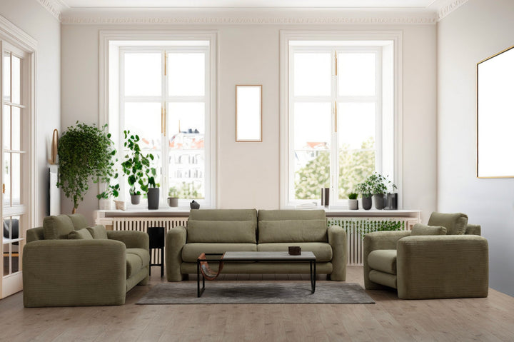3 személyes kanapé Lily Zöld - 3-VASBÚTOR