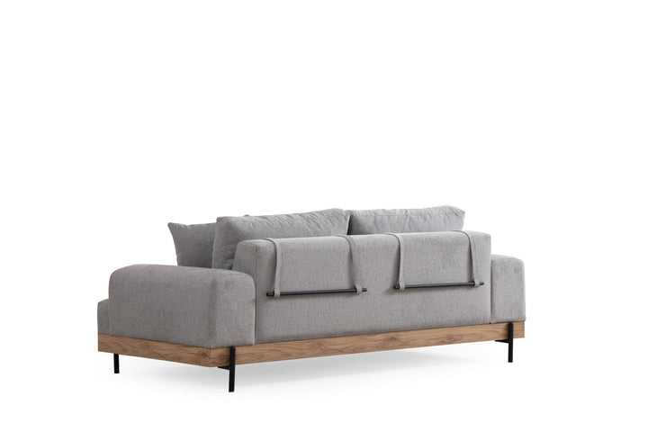 3 személyes kanapé Eti Oak -Szürke-VASBÚTOR
