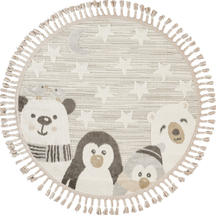Szőnyeg (130 x 130), Bercario Kids 9271-VASBÚTOR