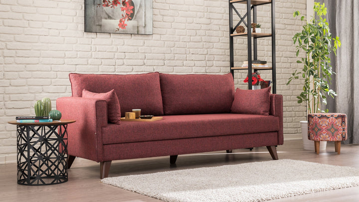 3 személyes kanapé Bella Sofa For 3 Pr - Bordó-VASBÚTOR