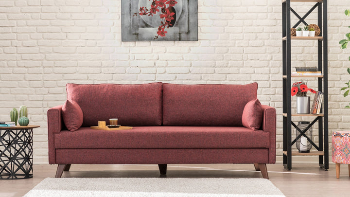 3 személyes kanapé Bella Sofa For 3 Pr - Bordó-VASBÚTOR