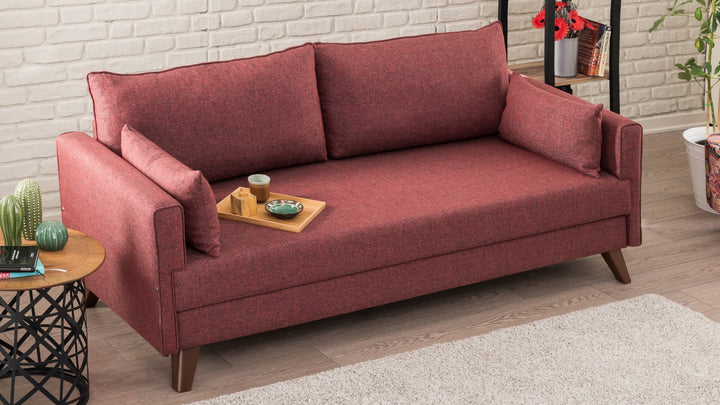 3 személyes kanapé Bella Sofa For 3 Pr - Bordó-VASBÚTOR