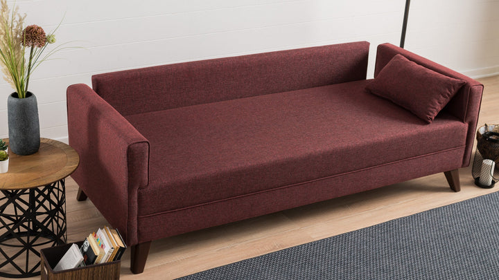 3 személyes kanapé Bella Sofa For 3 Pr - Bordó-VASBÚTOR