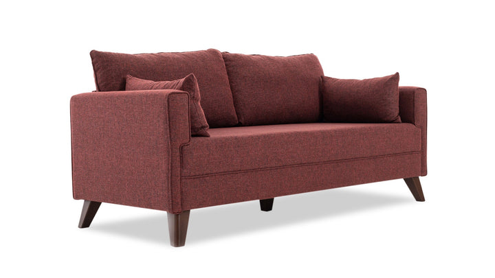 3 személyes kanapéágy Bella Sofa - Bordó-VASBÚTOR