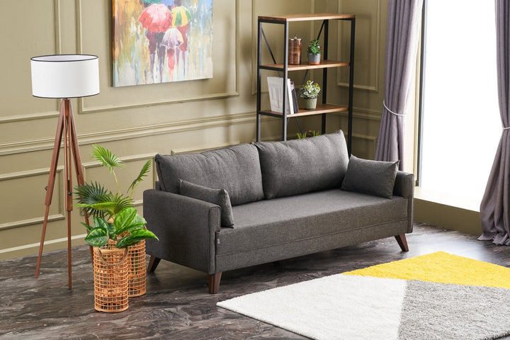 3 személyes kanapé Bella Sofa For 3 Pr - Antracit-VASBÚTOR