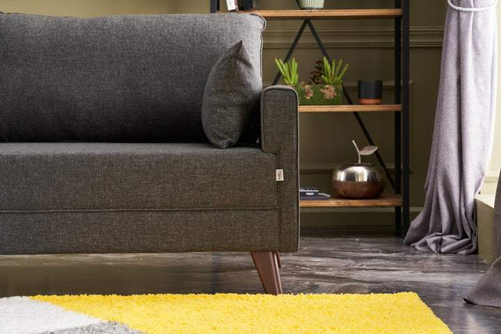 3 személyes kanapé Bella Sofa For 3 Pr - Antracit-VASBÚTOR