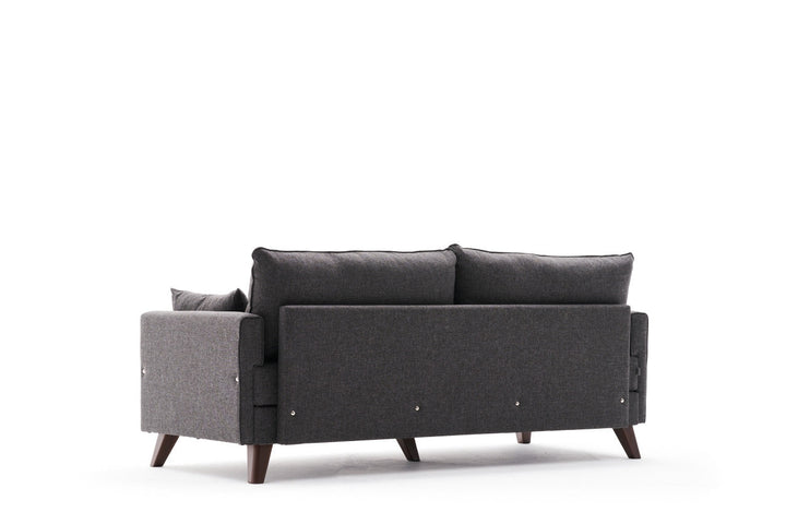 3 személyes kanapéágy Bella Sofa - Antracit-VASBÚTOR