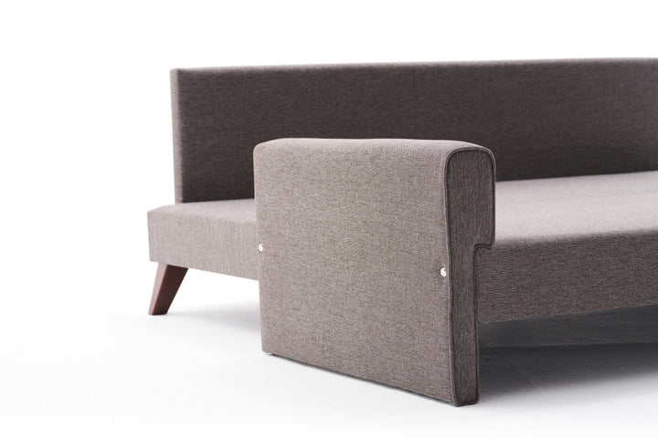 3 személyes kanapéágy Bella Sofa - Barna-VASBÚTOR