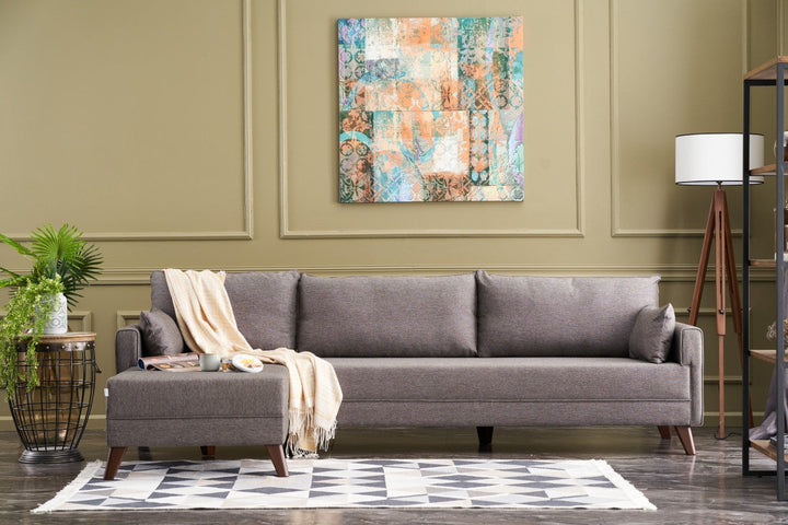 Sarokkanapé Bella Balos - Barna-VASBÚTOR