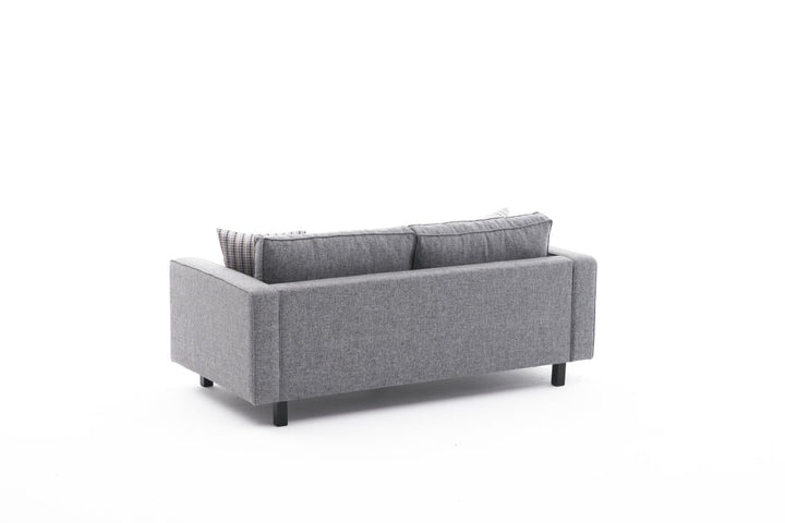 Kétszemélyes kanapé Kale Linen - Szürke-VASBÚTOR