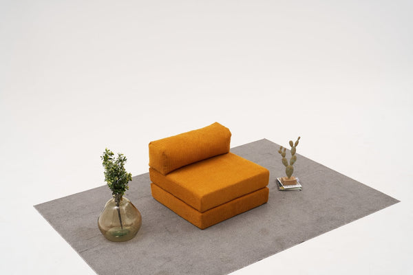 Fotel Comfort - Narancssárga-VASBÚTOR