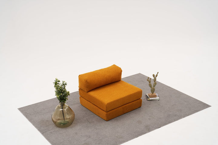 Fotel Comfort - Narancssárga-VASBÚTOR