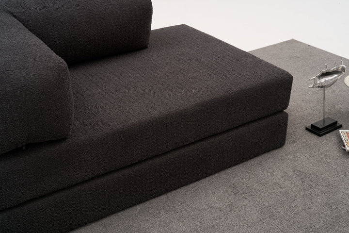 Kétszemélyes kanapé Comfort - Antracit v2-VASBÚTOR