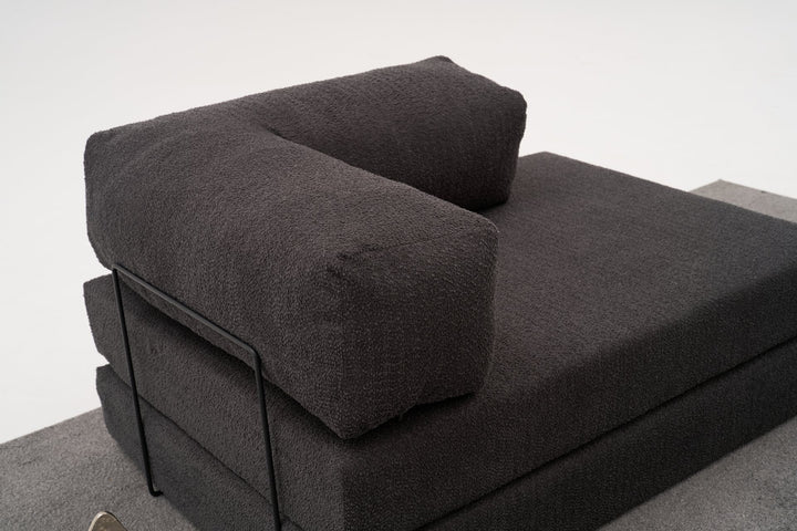 Kétszemélyes kanapé Comfort - Antracit v2-VASBÚTOR