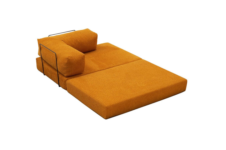 Kétszemélyes kanapé Comfort - Narancssárga-VASBÚTOR