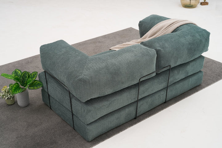3 személyes kanapé Comfort - Zöld-VASBÚTOR
