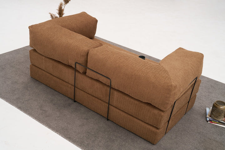 3 személyes kanapé Comfort - Barna v2-VASBÚTOR