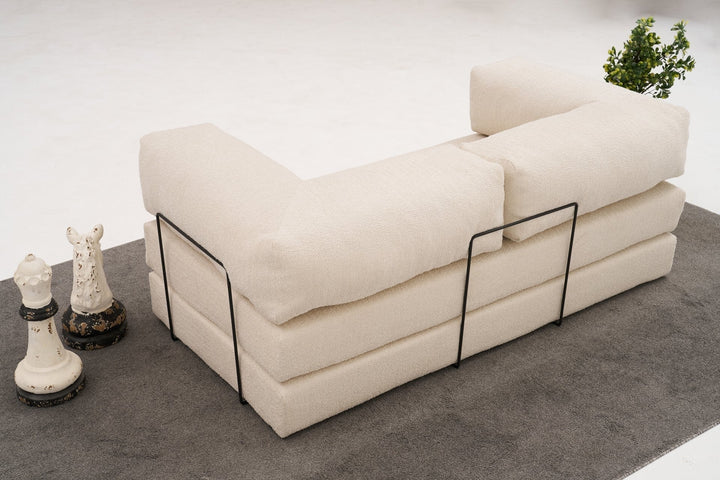 3 személyes kanapé Comfort - Krém v2-VASBÚTOR