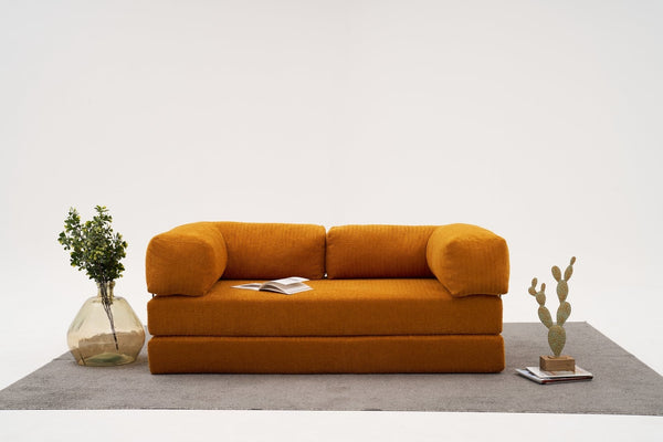 3 személyes kanapé Comfort - Narancssárga-VASBÚTOR