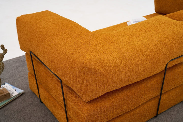 3 személyes kanapé Comfort - Narancssárga-VASBÚTOR