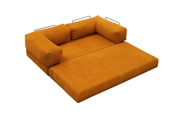 3 személyes kanapé Comfort - Narancssárga-VASBÚTOR