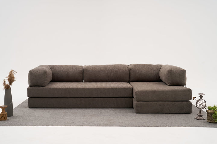 Sarokkanapé Comfort - Szürke-VASBÚTOR