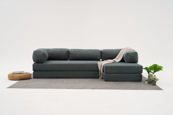 Sarokkanapé Comfort - Zöld-VASBÚTOR