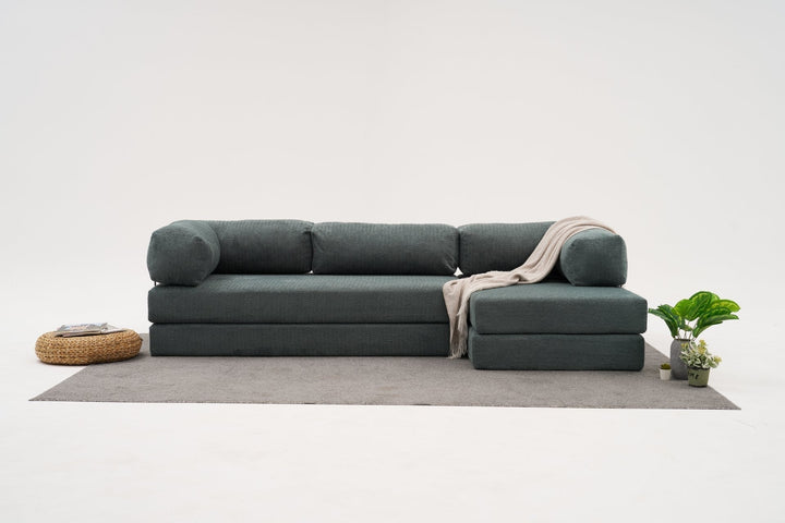 Sarokkanapé Comfort - Zöld-VASBÚTOR