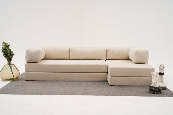 Sarokkanapé Comfort - Krém-VASBÚTOR