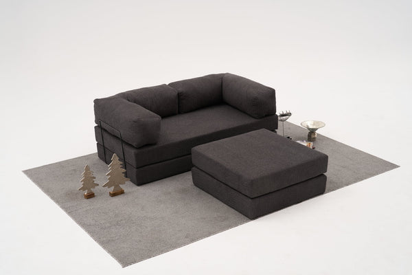 Sarokkanapé Comfort Mini - Antracit-VASBÚTOR