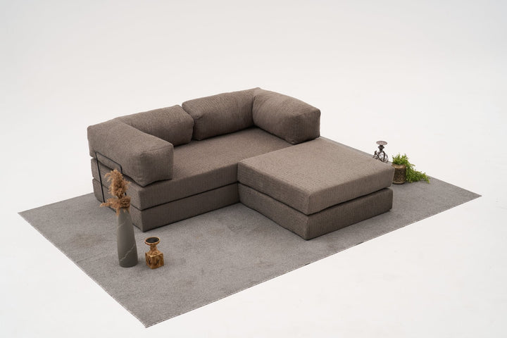 Sarokkanapé Comfort Mini - Szürke-VASBÚTOR