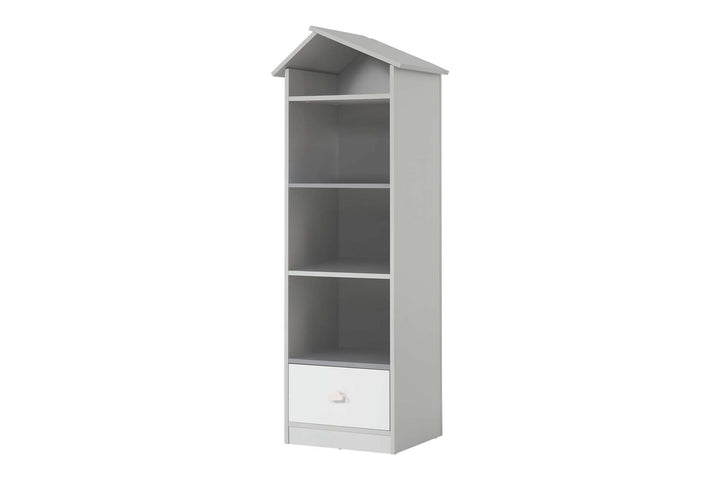 Könyvespolc Ayder - Grey-VASBÚTOR