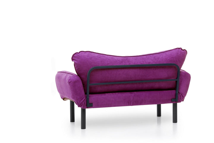 2 személyes kanapéágy Chatto - Purple-VASBÚTOR