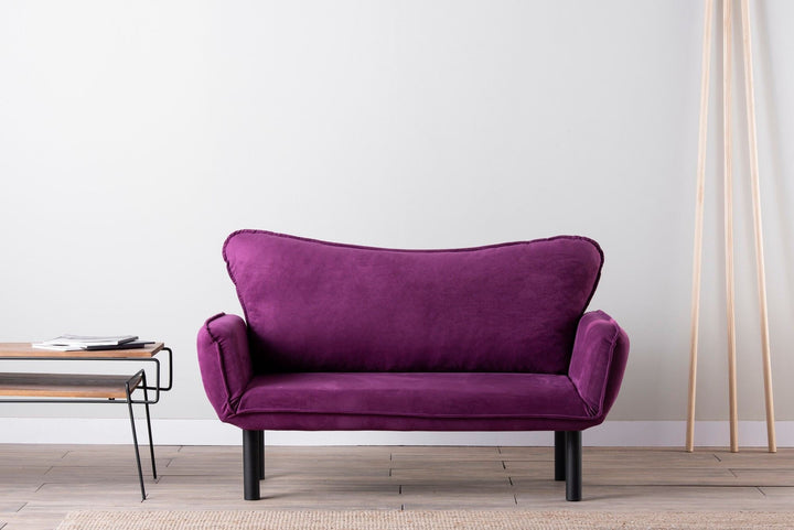 2 személyes kanapéágy Chatto - Purple-VASBÚTOR